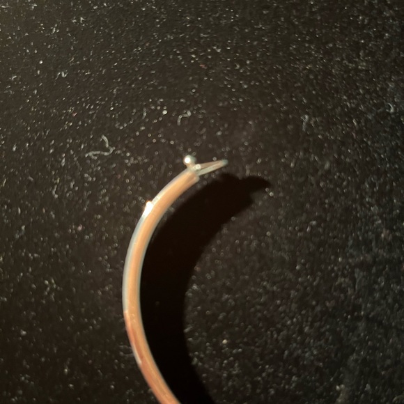 Coach-Black Cherry/Silver/Cz "Kissing" Hinged Bracelet-NWT - Picture 9 of 12